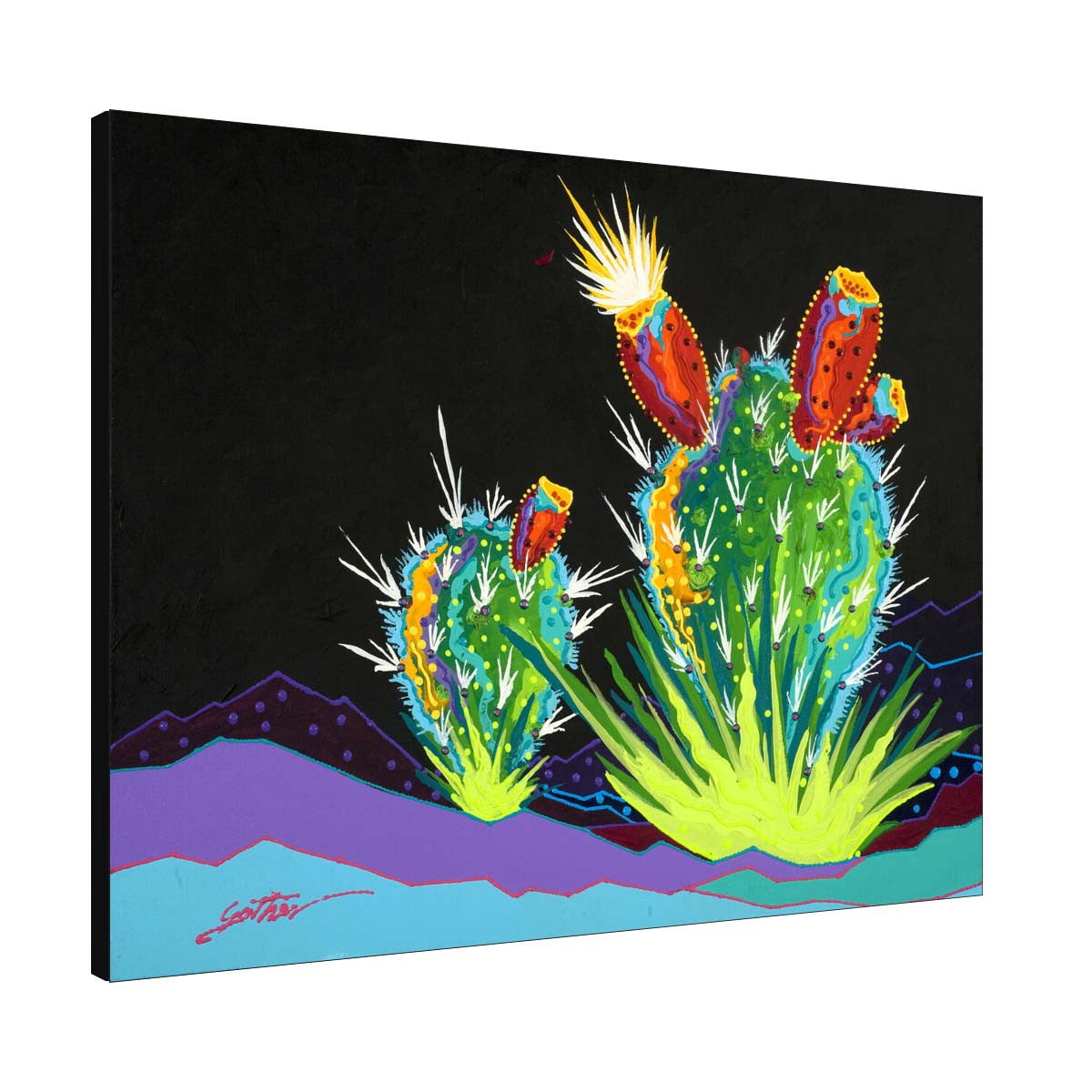Color Pop Cactus Wall Art