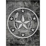 Lonestar Ranch Gray Rug - 8 x 10