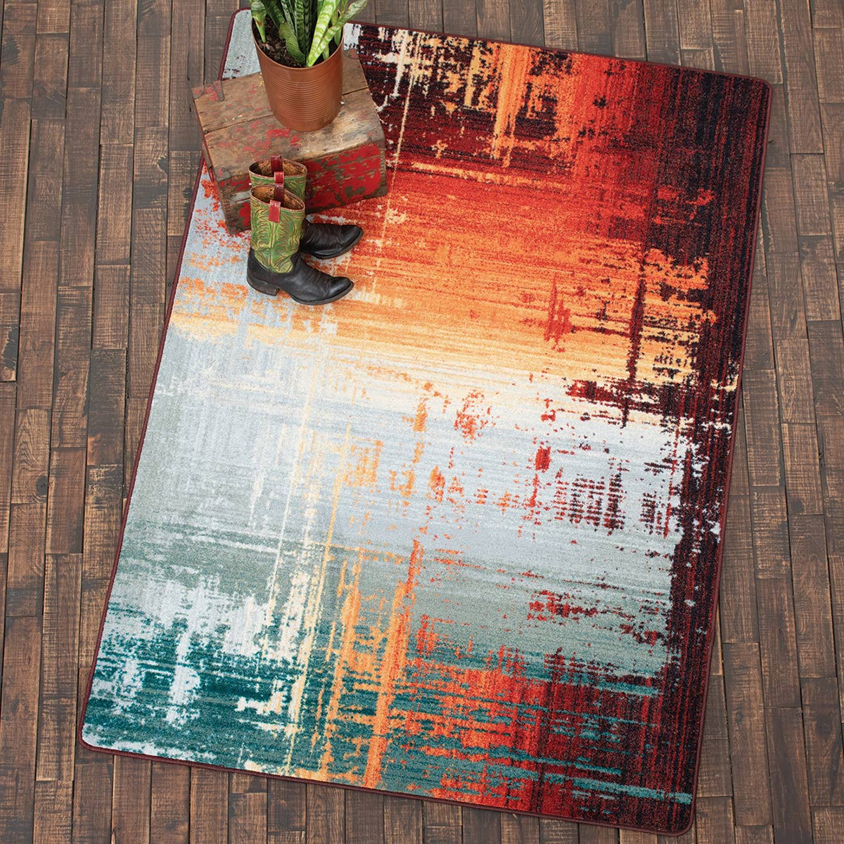 Santa Fe Rain Rug - 8 Ft. Round