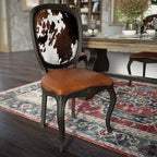 Cowhide Accent Dining Chair