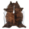 White Belly Variegated Cowhide Rug - Medium