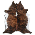 White Belly Variegated Cowhide Rug - Medium