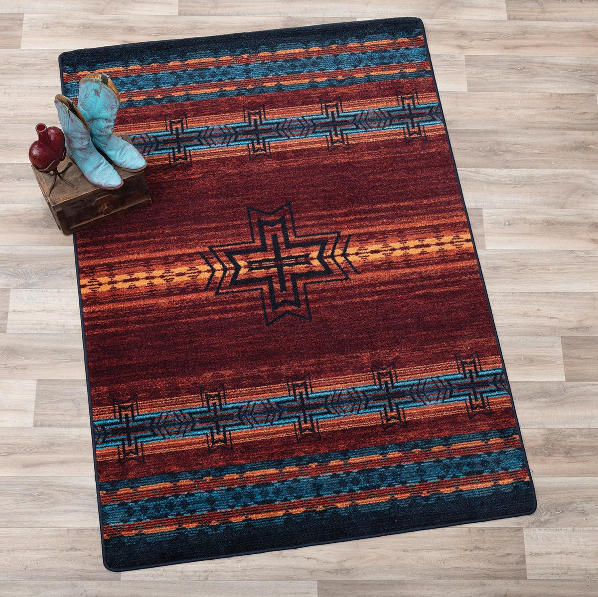 Fire & Sky Rug - 11 x 13