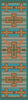 Tempest Turquoise & Gray Rug - 2 x 8