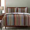 Desert Strata 3pc Quilt Bed Set - Full/Queen