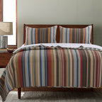 Desert Strata 3pc Quilt Bed Set - Full/Queen