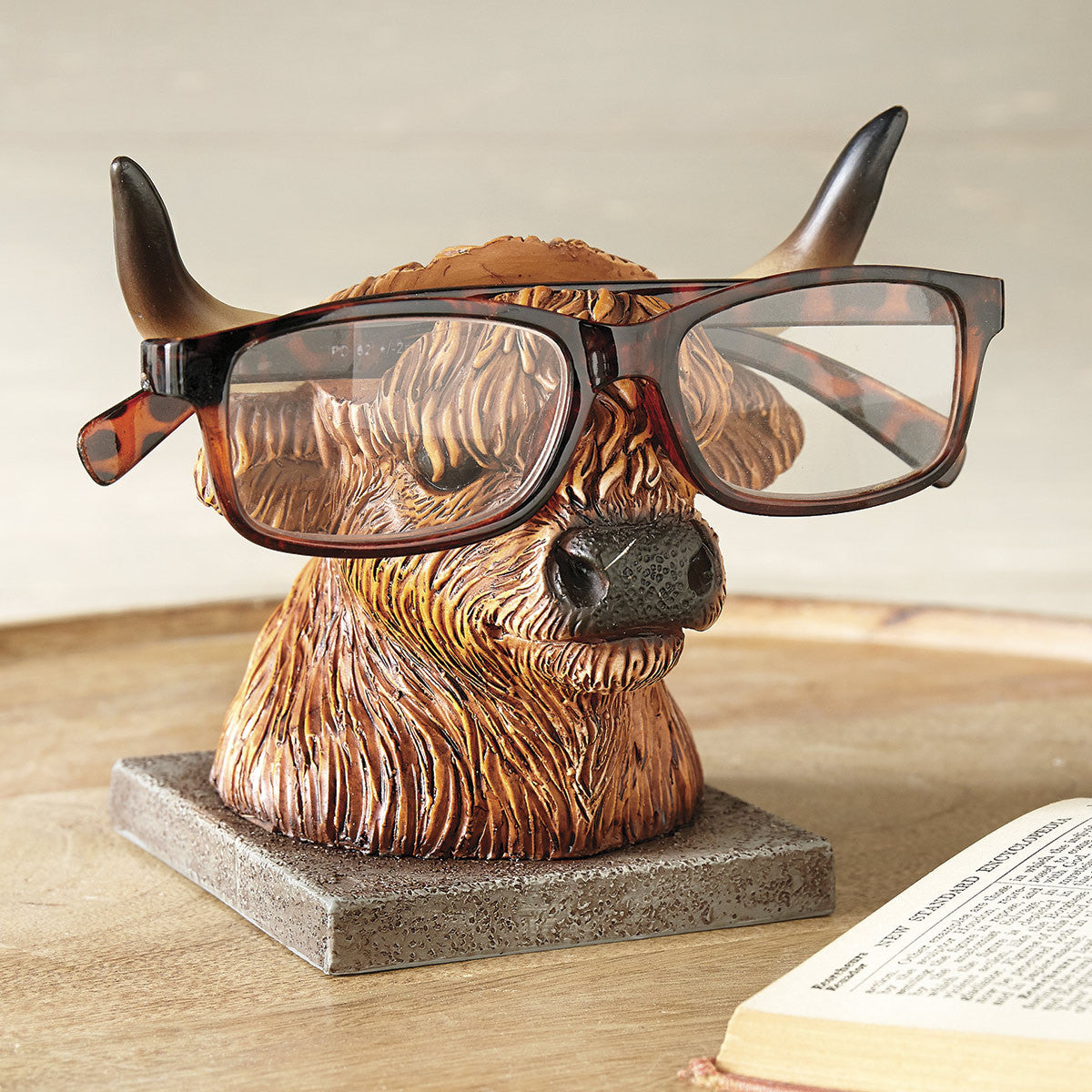 Highland Cow Eyeglass Holder