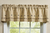 Cowboy Brands Lined Embroidered Valance - OVERSTOCK