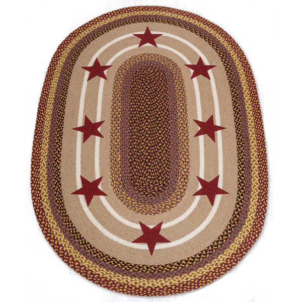 Maroon Texas Beacon Rug - 4 x 6