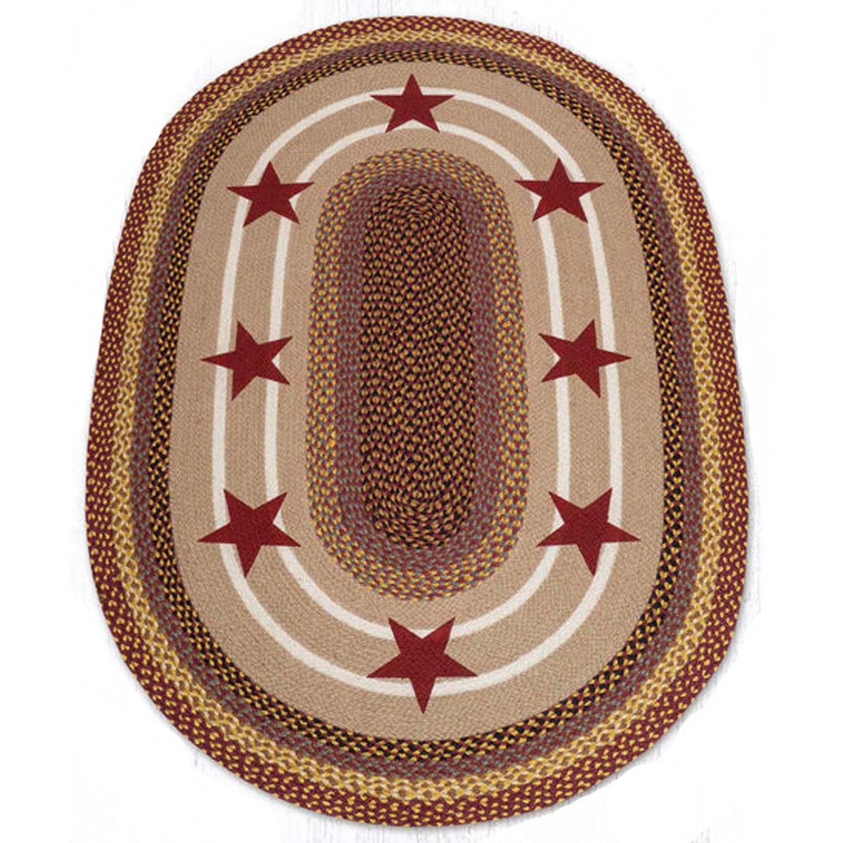 Maroon Texas Beacon Rug - 4 x 6