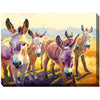 Donkey Pals Outdoor Canvas Wall Art
