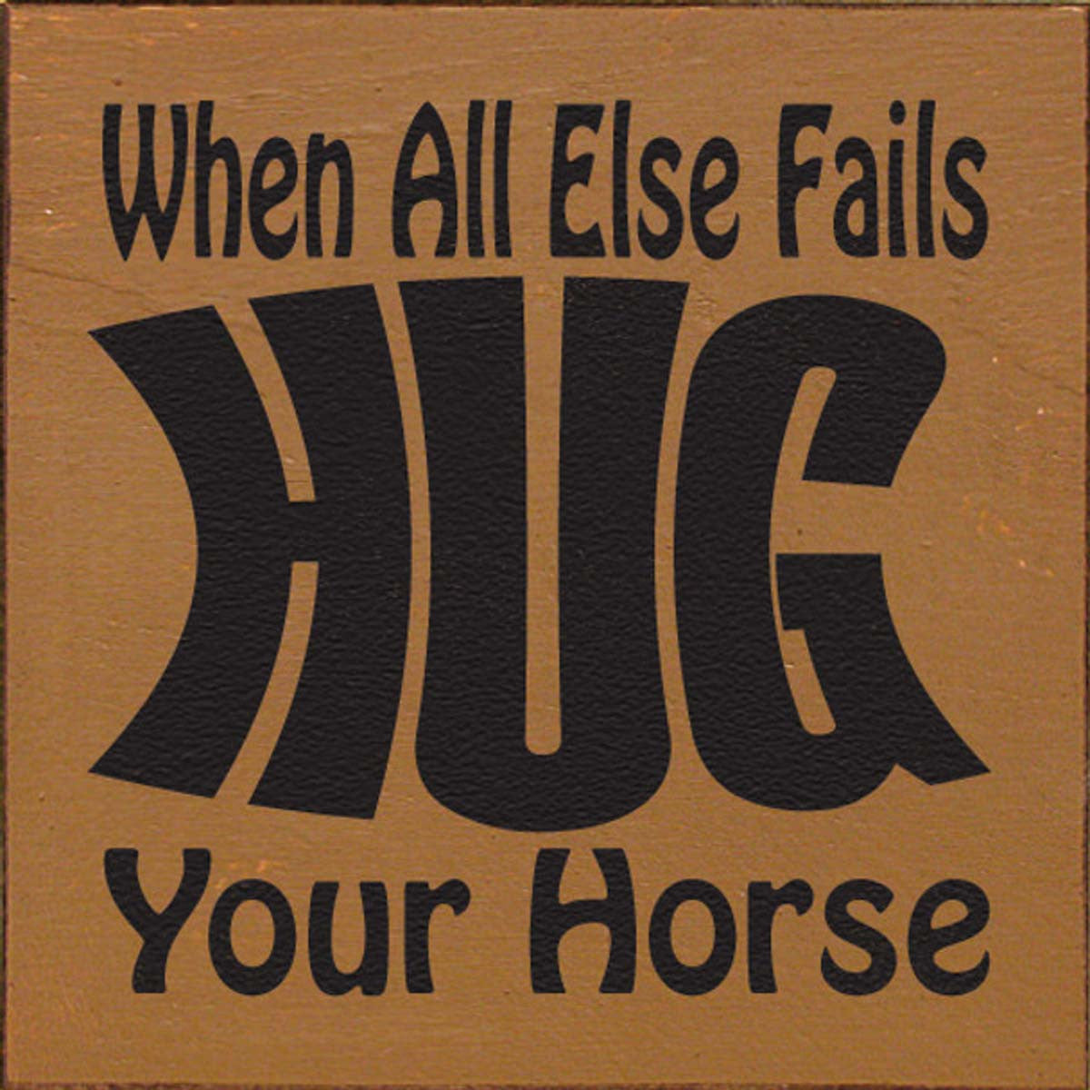 Hug A Horse Wall Art