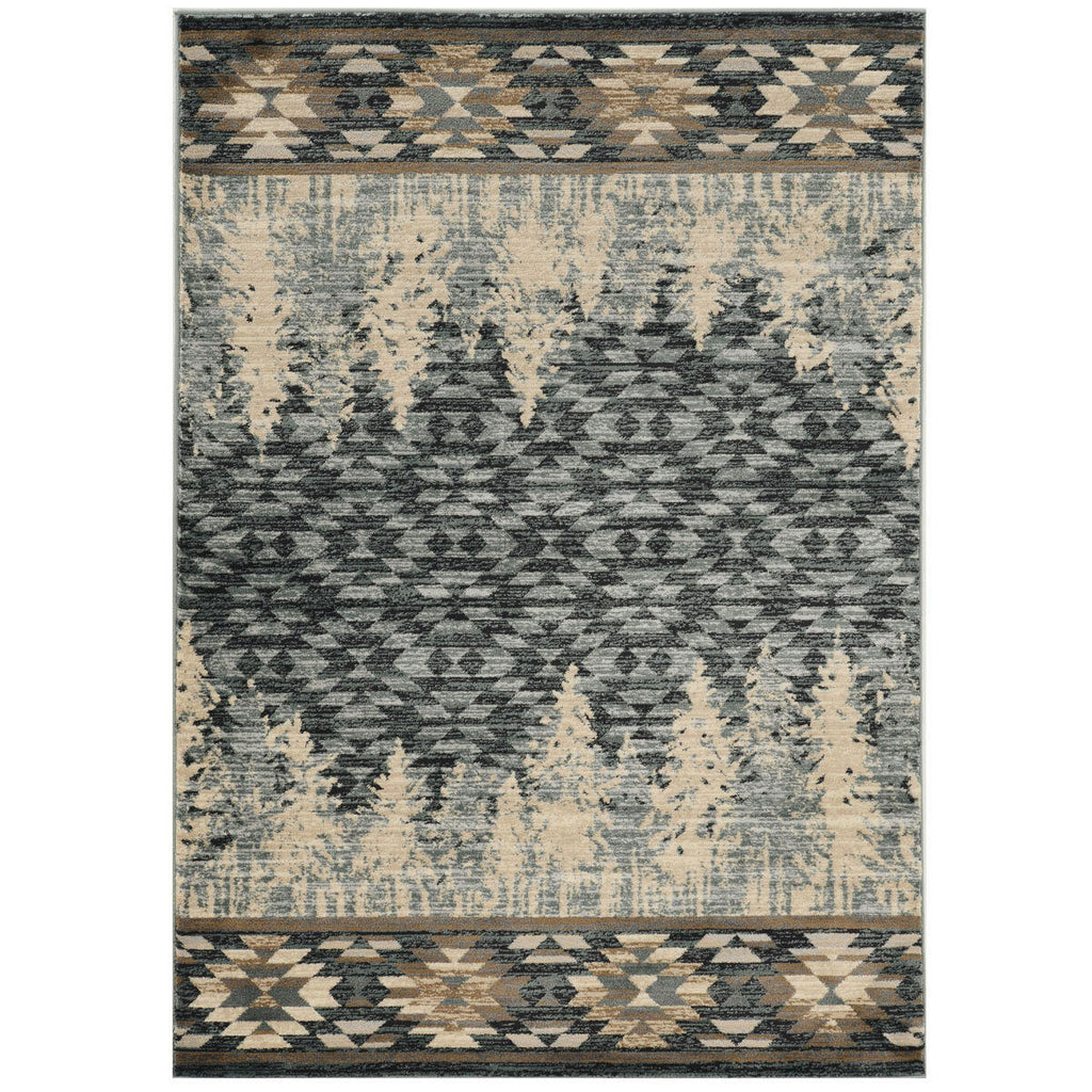 Wasatch Slate Rug - 3 x 5 | Lone Star Western Decor