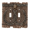 Western Ranch Double Switch Plate
