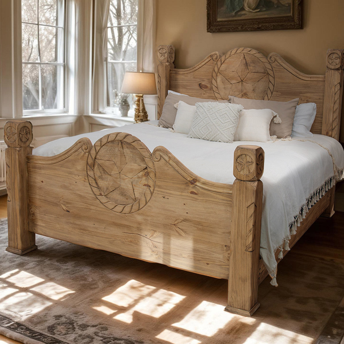 Basin Stars Honey Bed - King