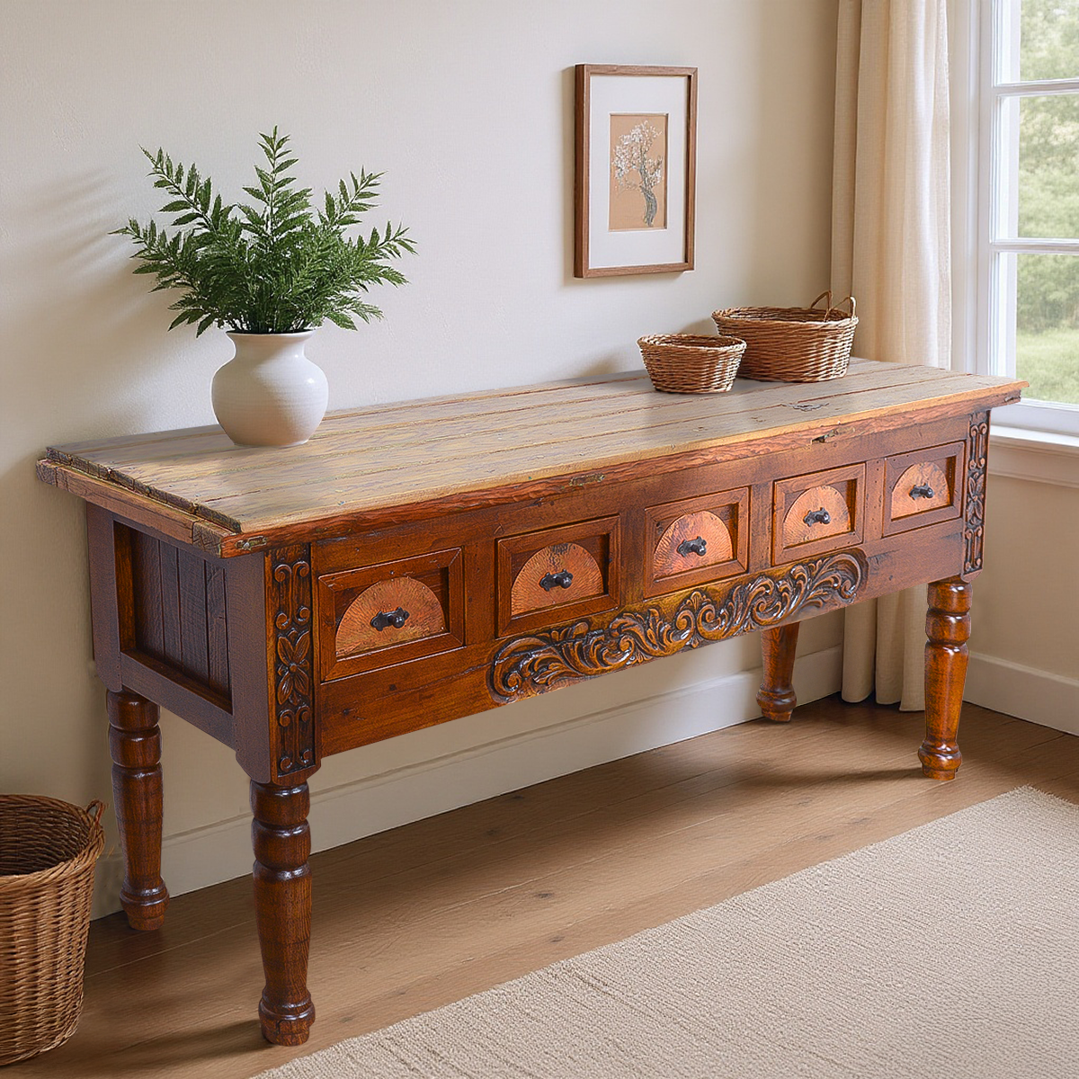 Telluride Five-Drawer Console