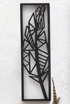 Abstract Feather Wood Wall Art - 2 - CLEARANCE