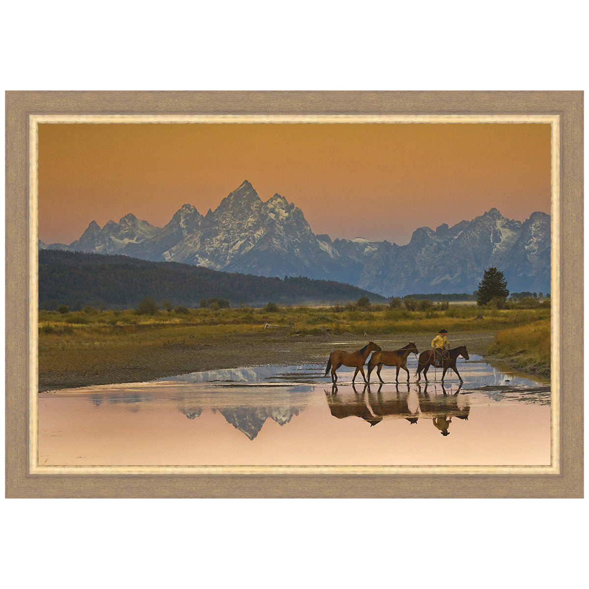 Early Morning Framed Canvas