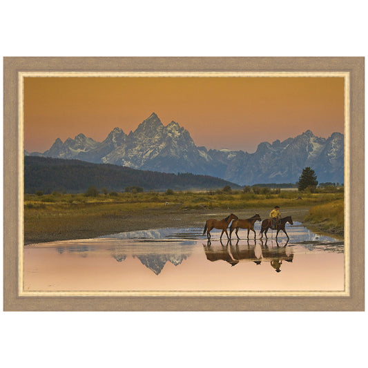 Early Morning Framed Canvas