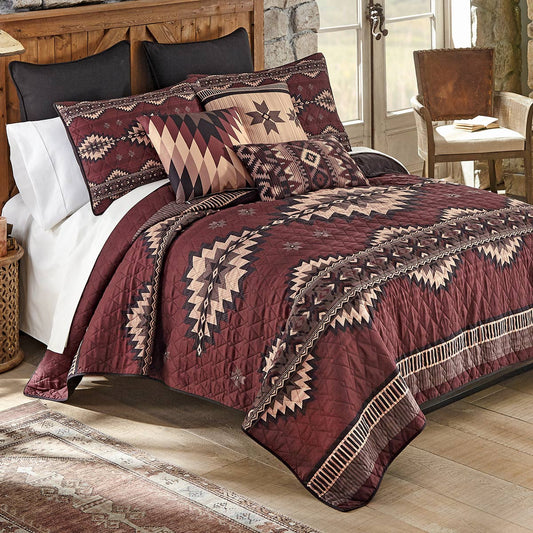 Tribal Trail Quilt Bed Set - King - CLEARANCE