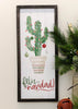 Cactus Christmas Framed Wall Art