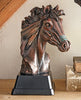 Warrior Horse Bust Sculpture - SALE