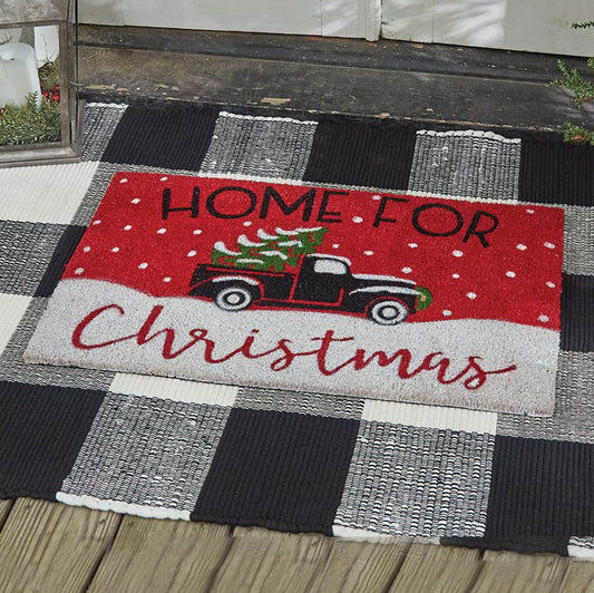 Christmas Truck Doormat