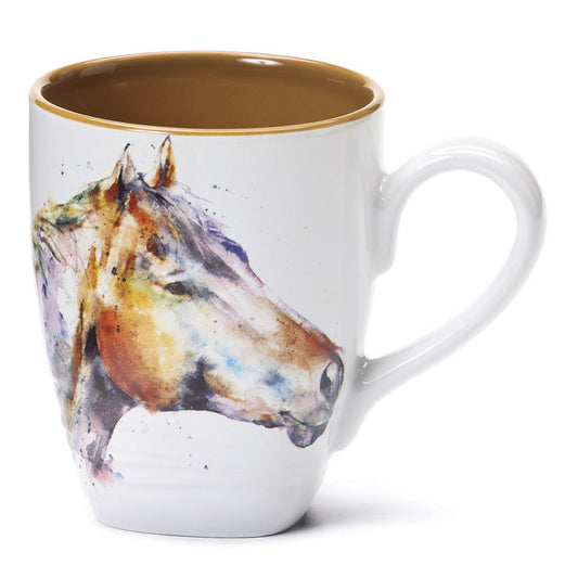 Watercolor Horse Profile Mug