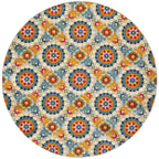 Talavera Heaven Indoor/Outdoor Rug - 8 Ft. Round