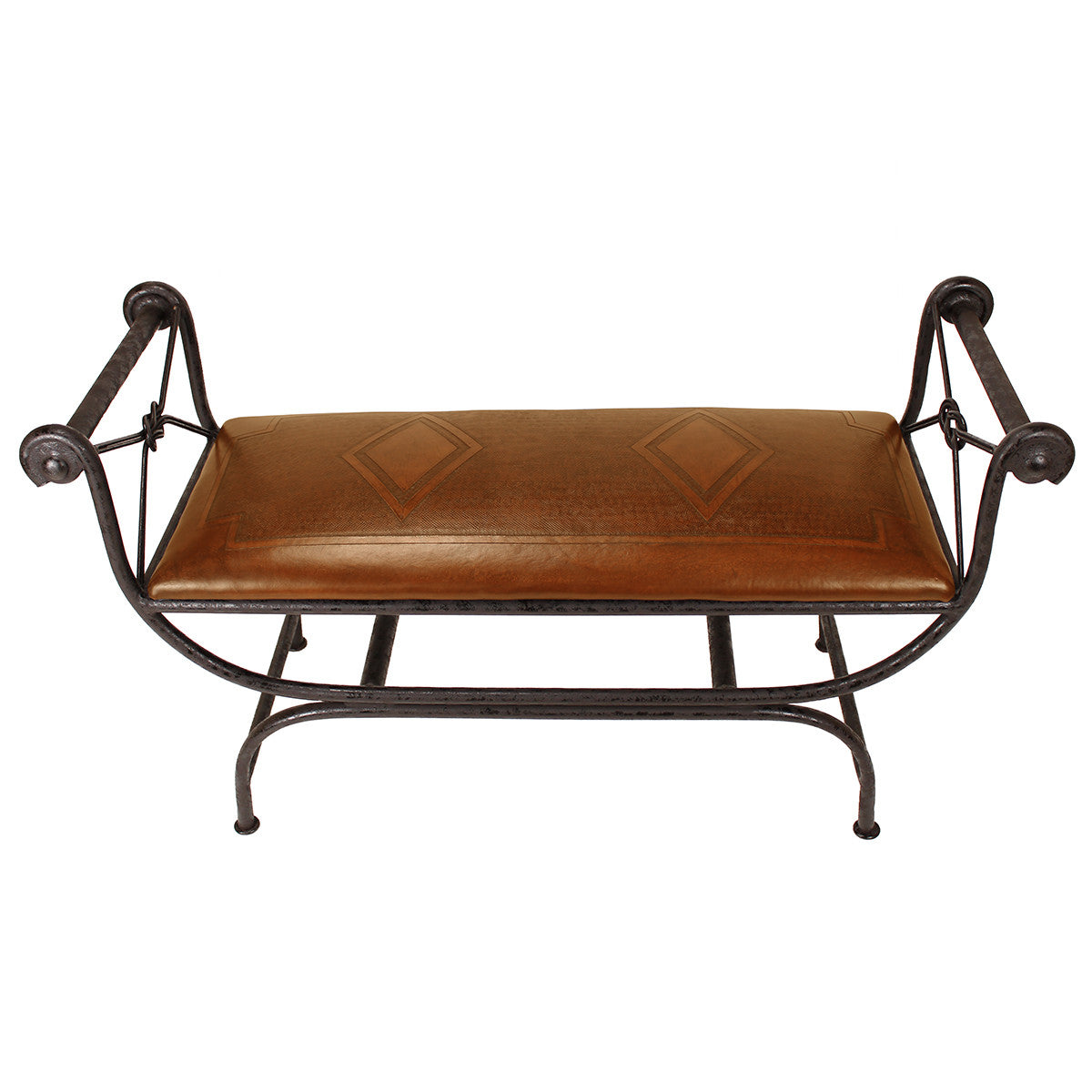 Coronado Double Vanity Bench - Diamond Rustic