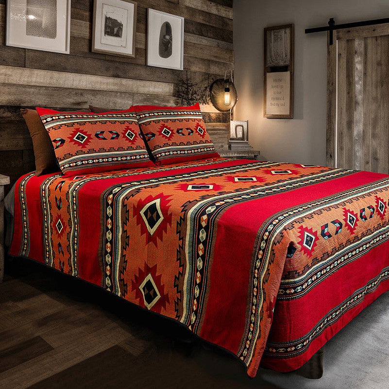 Canyon Fire Coverlet Set - King - SALE