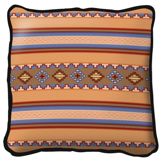 Saddleblanket Sky Pillow Cover - 17 x 17