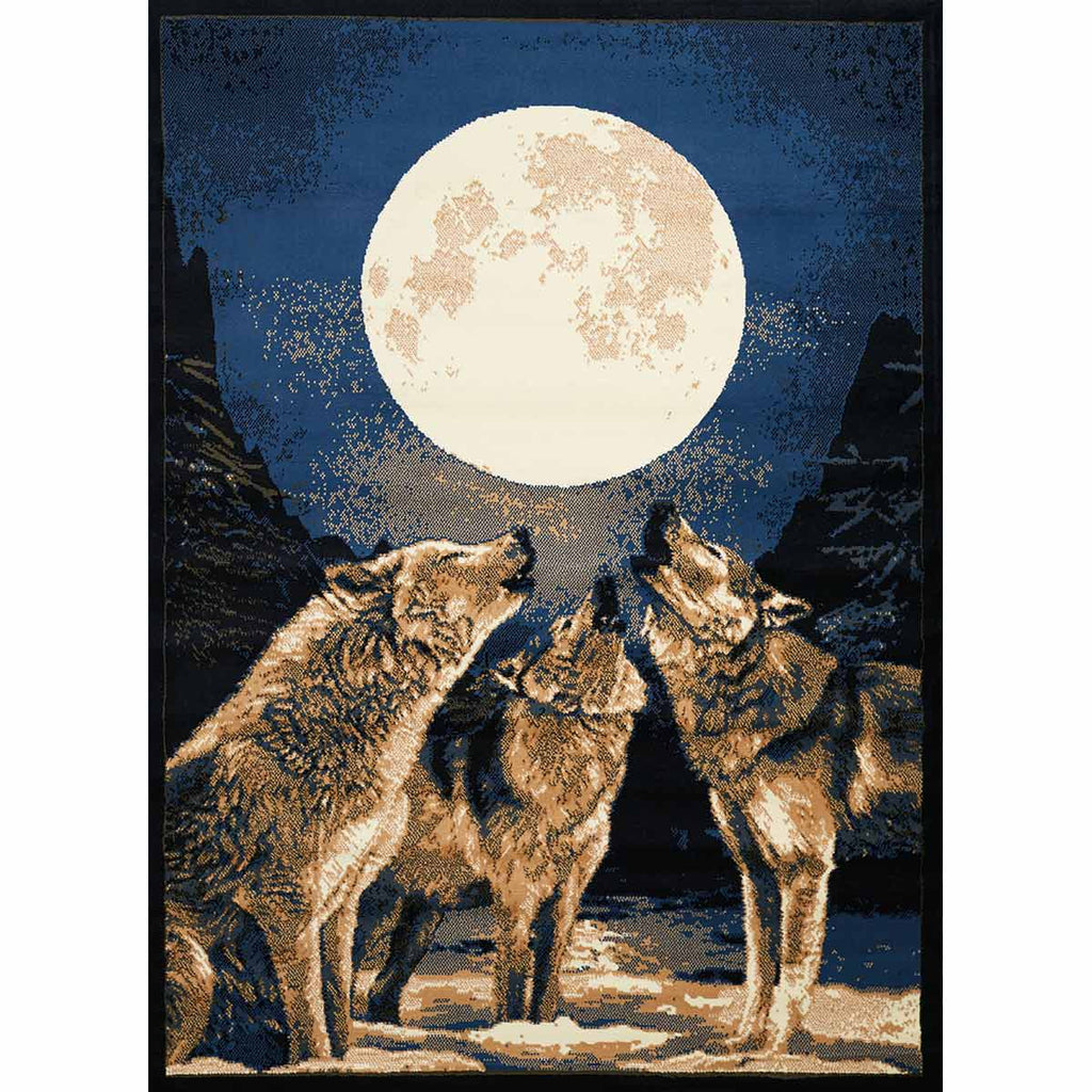 Three Wolves Rug