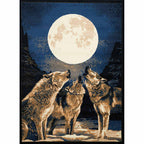Three Wolves Rug
