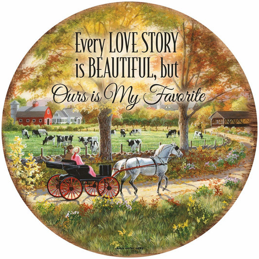 Favorite Love Story Wood Sign