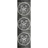 Lonestar Ranch Gray Rug - 2 x 7