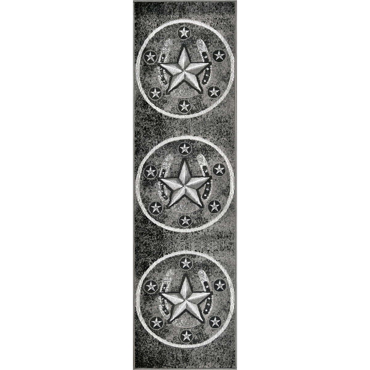 Lonestar Ranch Gray Rug - 2 x 7