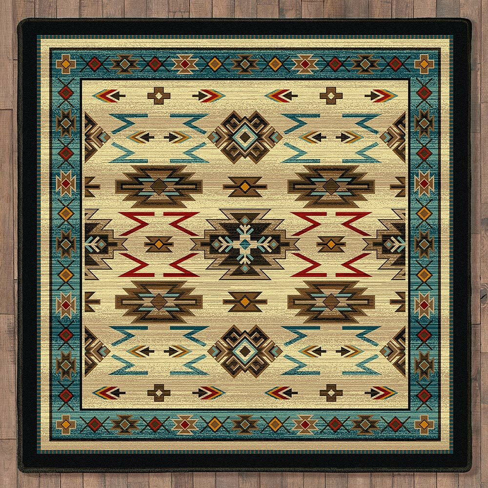 Storm Clouds Rug - 8 Ft. Square