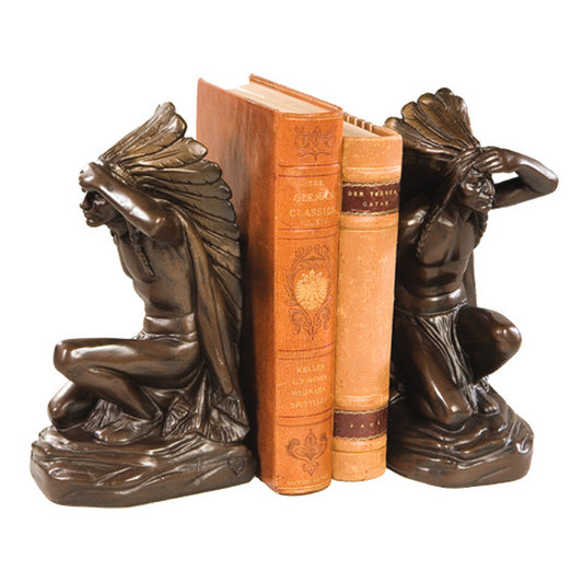 Watchful Chief Bookends