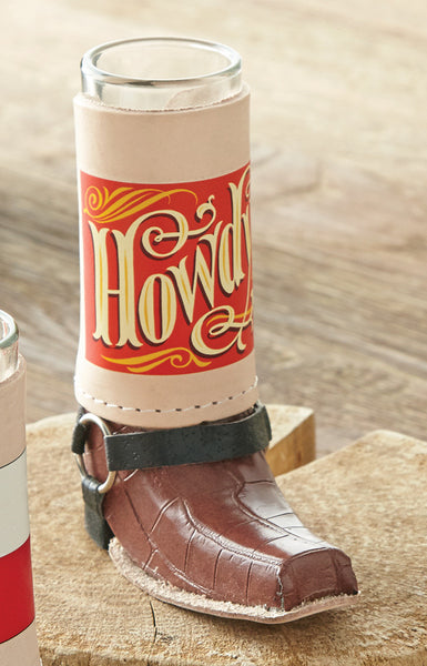 Howdy Cowboy Boot Shot Glass - CLEARANCE