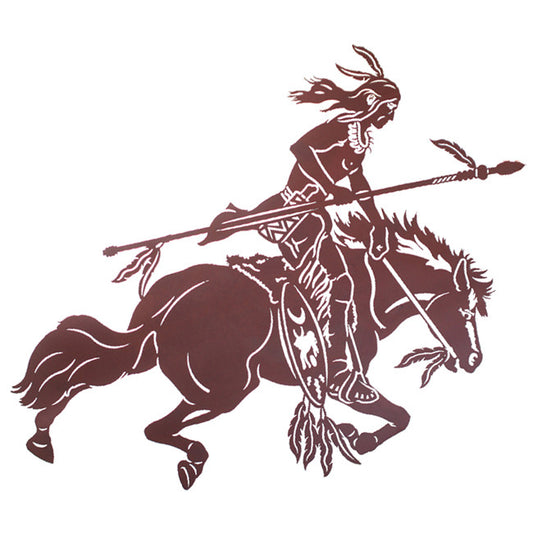Warrior Metal Wall Art