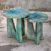 Tamarind Nesting Blue Tables - Set of 2