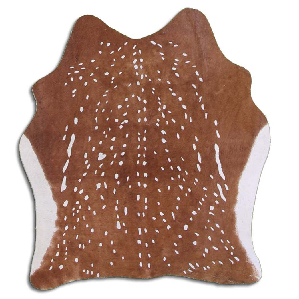Whitetail Mini Cowhide Rug