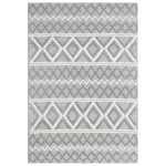 Gray Dancing Diamonds Rug - 9 x 13