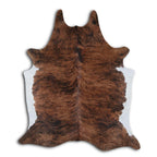 White Belly Tri-Color Cowhide Rug - Large
