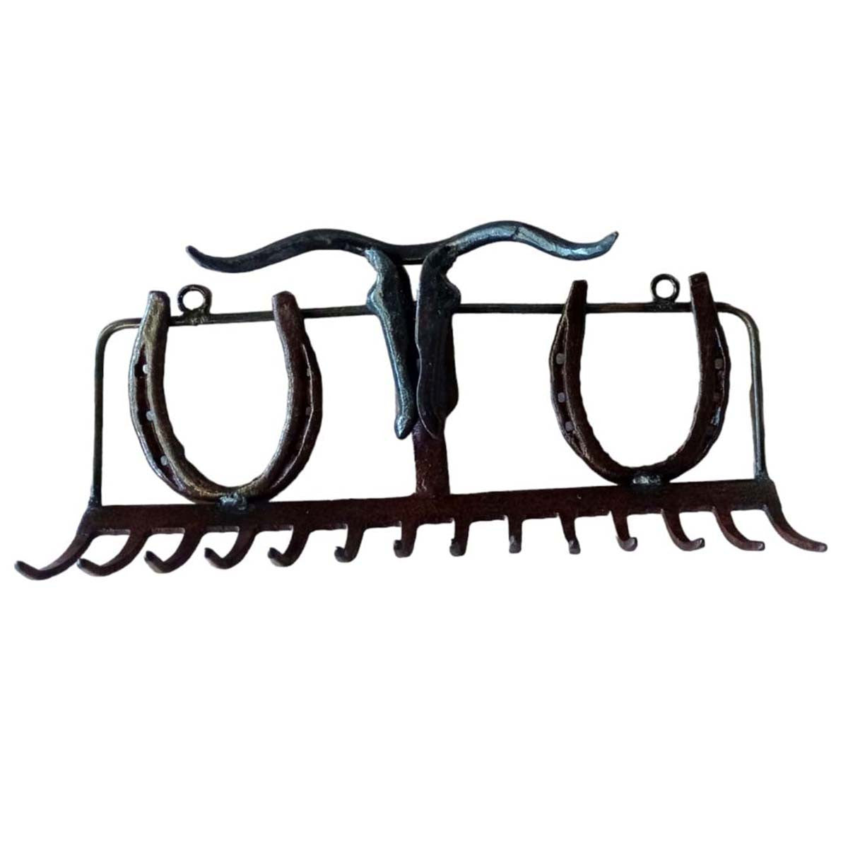 Steer & Horseshoe Key Holder