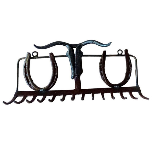 Steer & Horseshoe Key Holder