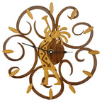 Kokopelli with Trumpet Wall Clock