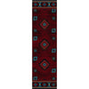 Whiskey River Red Rug - 2 x 8