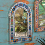 Southwest Talavera Mirror - Blue